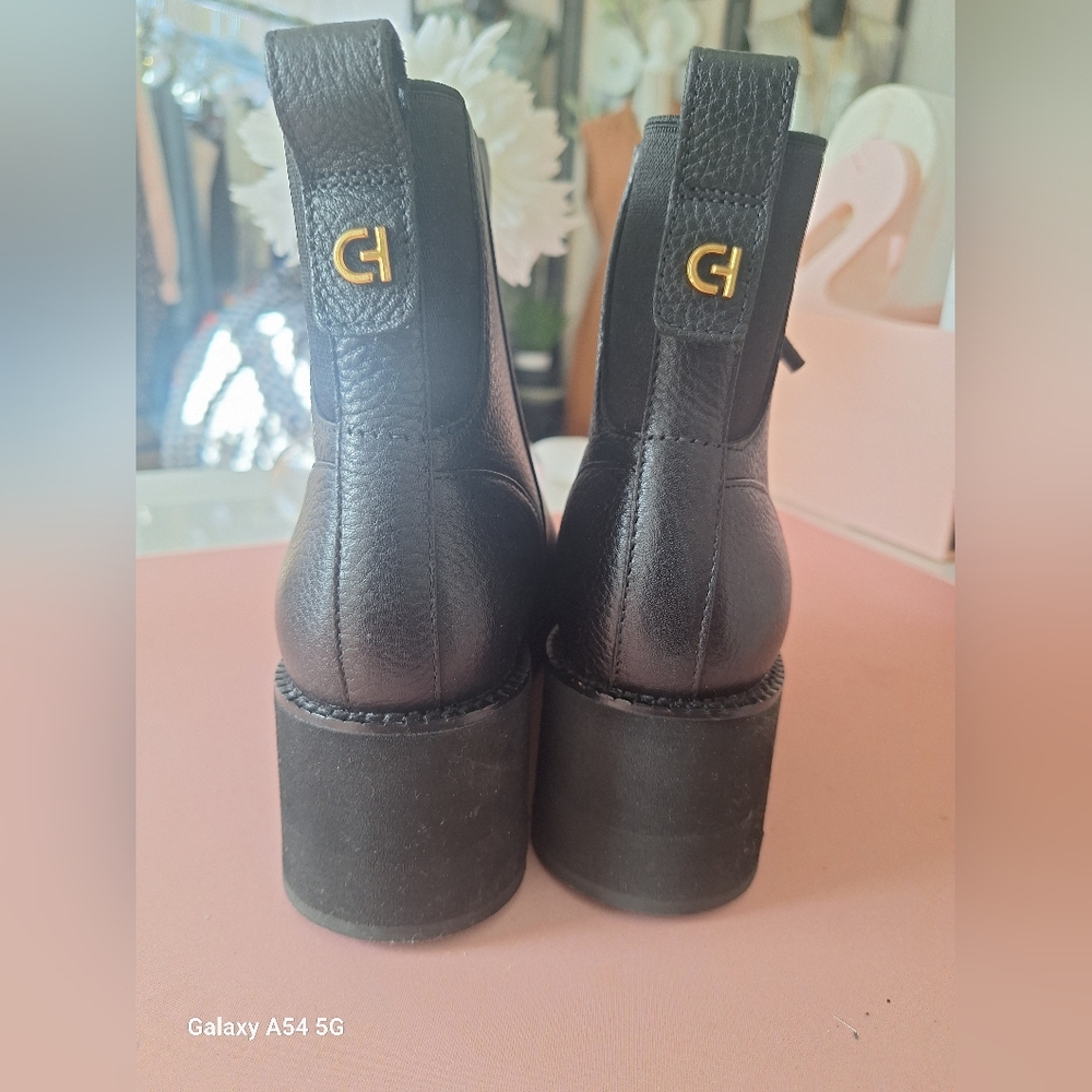 Cole Haan Leather Ankle Boots - Picture 2 of 5